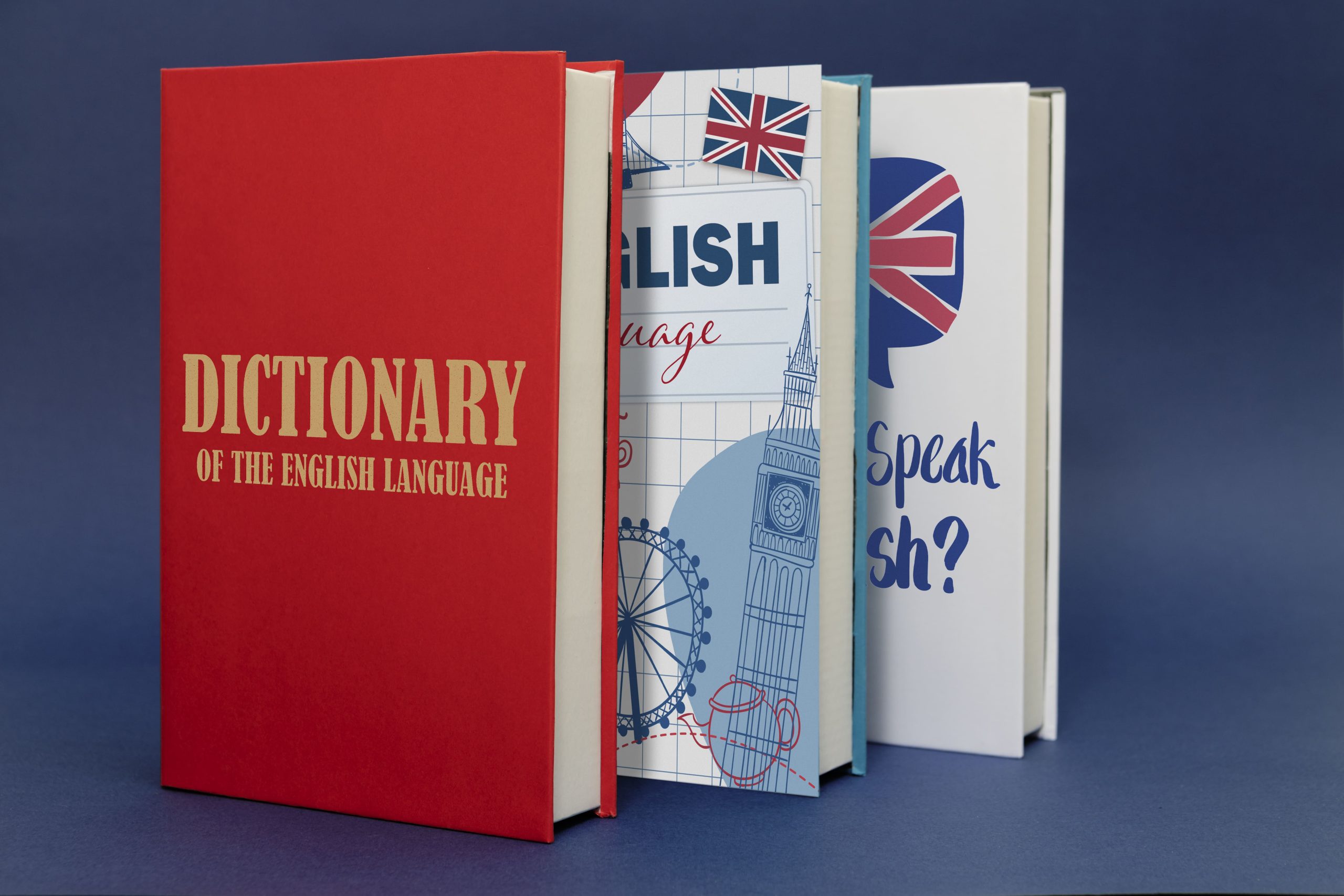 english language books with blue background scaled